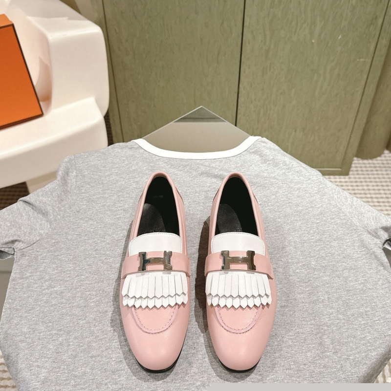 H**mes leather shoes